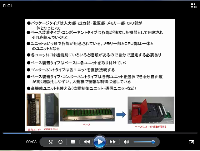 PLCの内部や構成ユニットについて解説