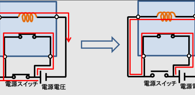 自己保持回路の動作2