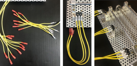 マイクロスイッチに使う電線は加工・取付済