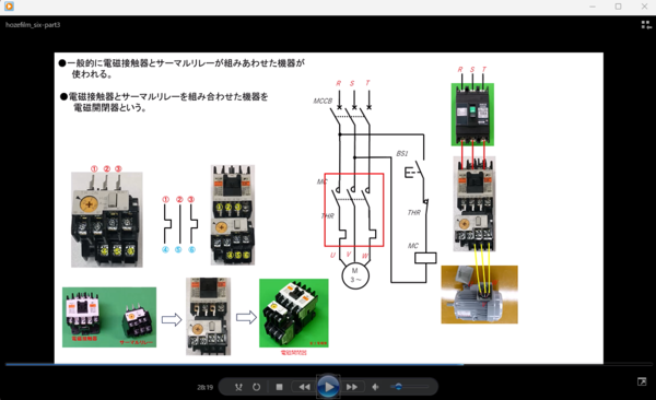 電磁開閉器の電気回路を解説